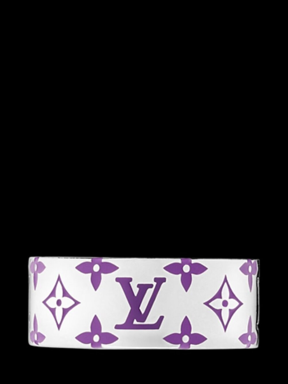 Louis Vuitton Purple Mosaic Ring - Size M (Rare)